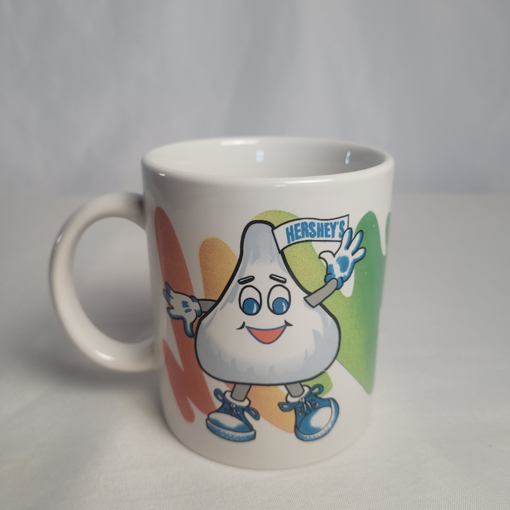 Hershey's Kiss Rainbow Coffee Mug Vintage 1999